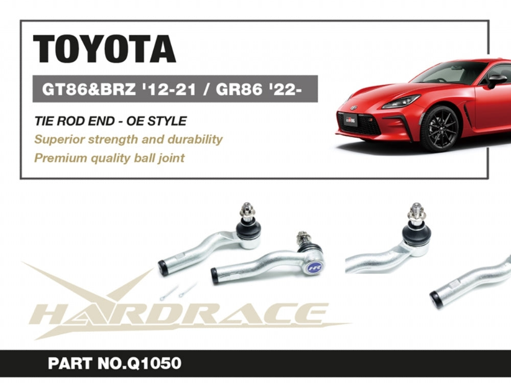 Hardrace Tie Rod End (OE Style) – Toyota 86 / Toyota GR86 / Subaru BRZ (Q1050) – Default Title