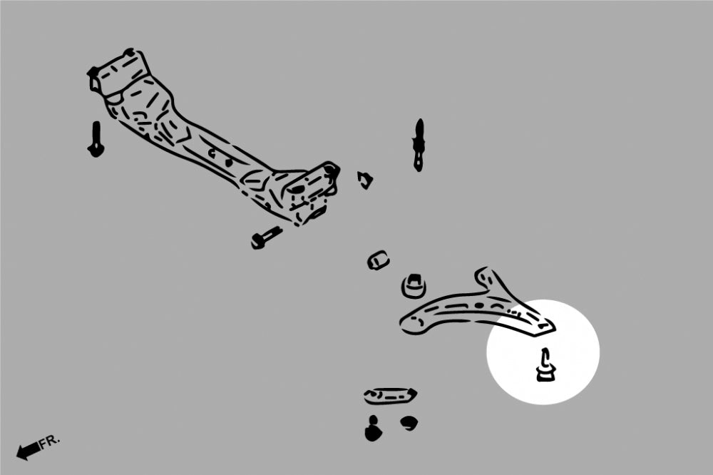Hardrace Front Lower Roll Centre Adjuster – Subaru BRZ ZD8 / second generation (Q1091) – Default Title