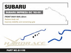 Hardrace Front Sway Bar – Subaru Impreza WRX MY93–96, MY97–98, MY99–00 (Q1108) – Q1108