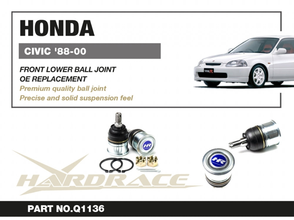 Hardrace Front Lower Ball Joint – Honda Civic 1992–1995 (Q1136) – Default Title