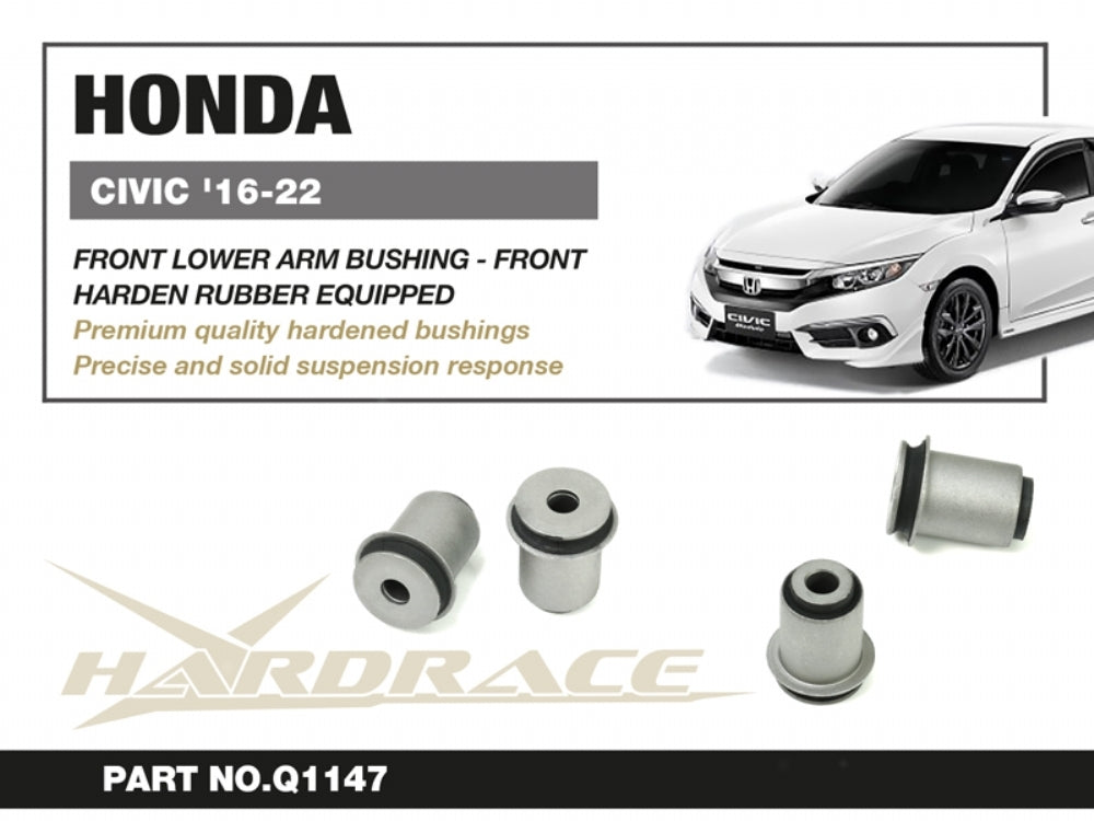 Hardrace Front Lower Arm Bushing, Front – Honda Civic 10th Gen (2016–2021) (Q1147) – Q1147