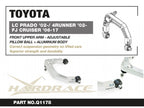 Hardrace Adjustable Aluminium Front Upper Arm – Toyota Prado 150 Series (Q1178) – Default Title