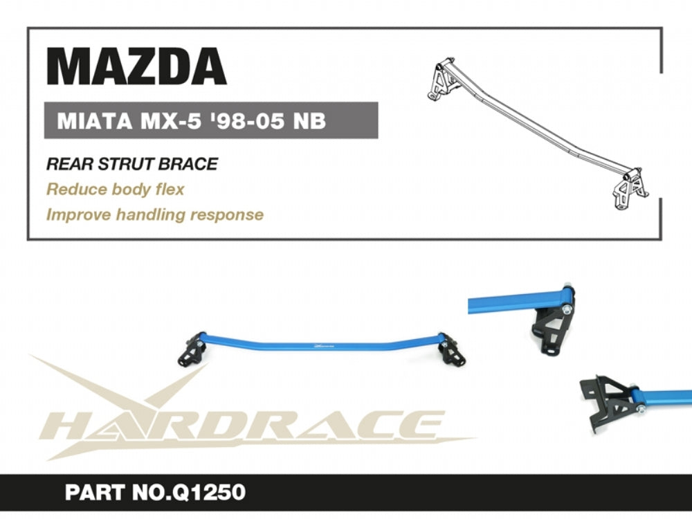 Hardrace Rear Strut Brace – Mazda MX-5 NB (Q1250) – Default Title