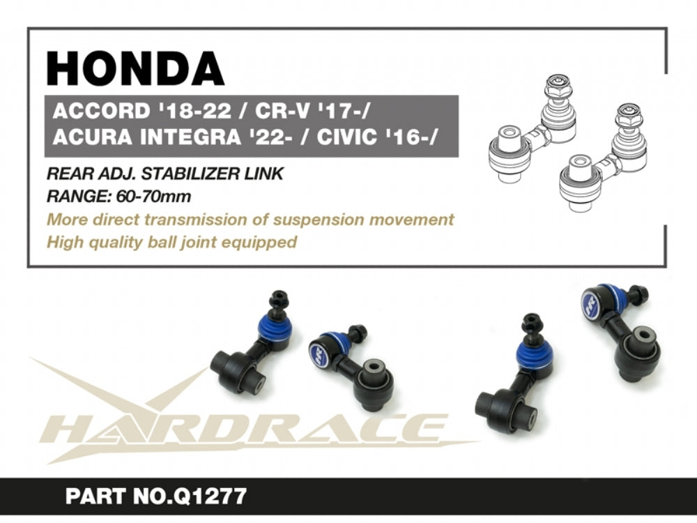 Hardrace Rear Adjustable Stabiliser Link – Honda Civic 10th Gen (2016–2021) (Q1277) – Q1277