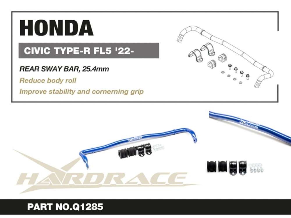 Hardrace 25.4MM Rear Sway Bar – Honda Civic Type R FL5 (2023+) (Q1285) – Default Title