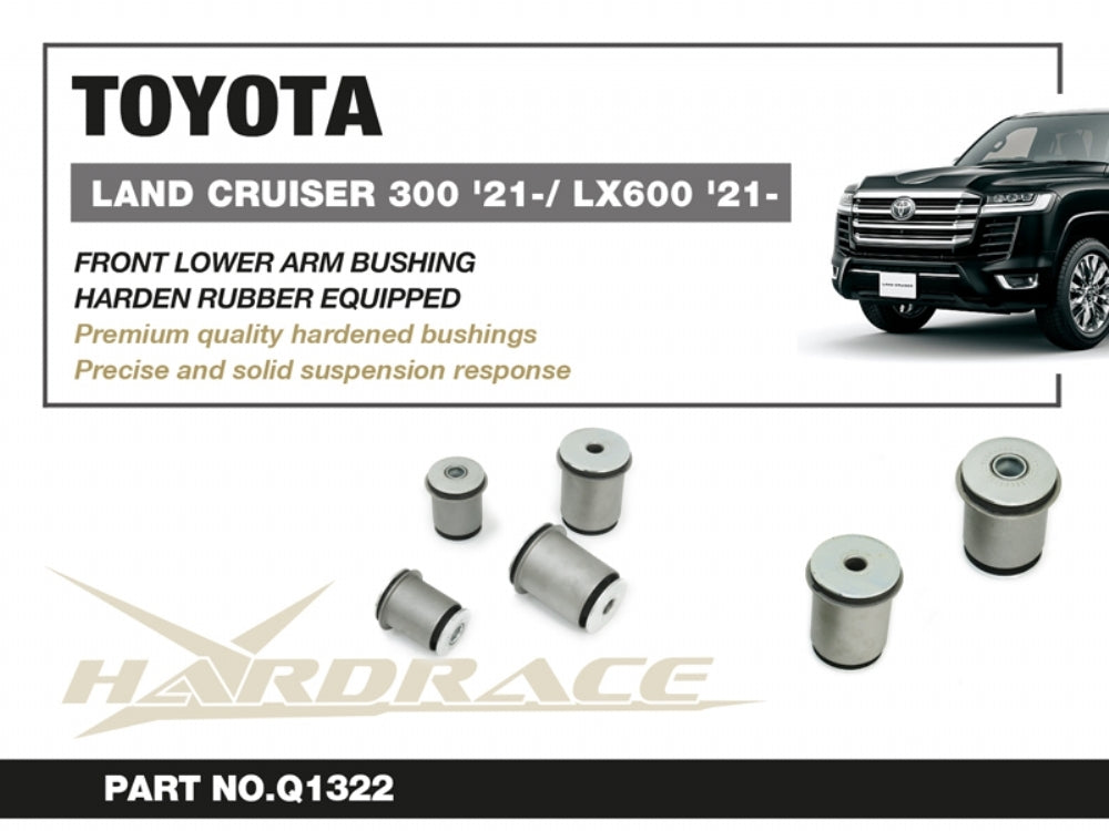 Hardrace Front Lower Arm Bushing Kit – Toyota LandCruiser 300 Series (Q1322) – Default Title