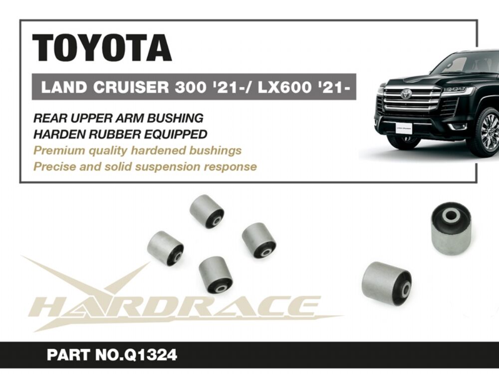 Hardrace Rear Upper Arm Bushing Kit – Toyota LandCruiser 300 Series (Q1324) – Default Title