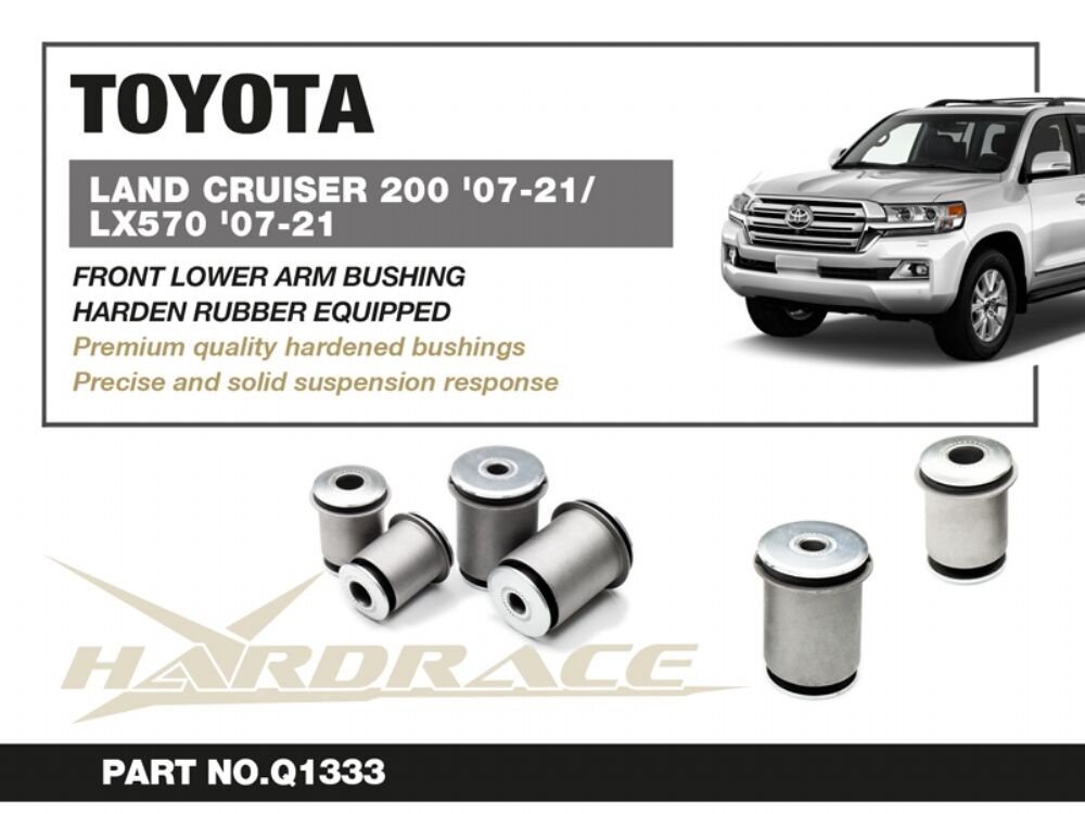 Hardrace Front Lower Arm Bushing Kit – Toyota LandCruiser 200 Series (Q1333) – Default Title