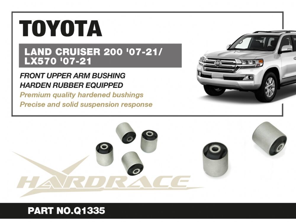 Hardrace Rear Upper Arm Bushing Kit – Toyota LandCruiser 200 Series (Q1335) – Default Title