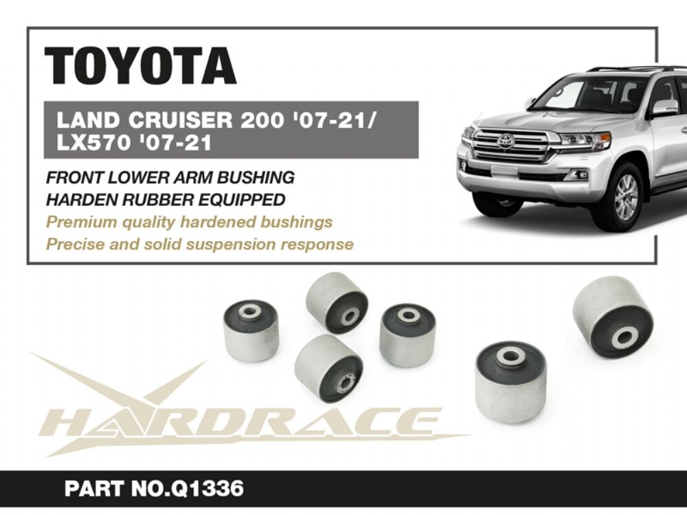 Hardrace Rear Lower Arm Bushing Kit – Toyota LandCruiser 200 Series (Q1336) – Default Title