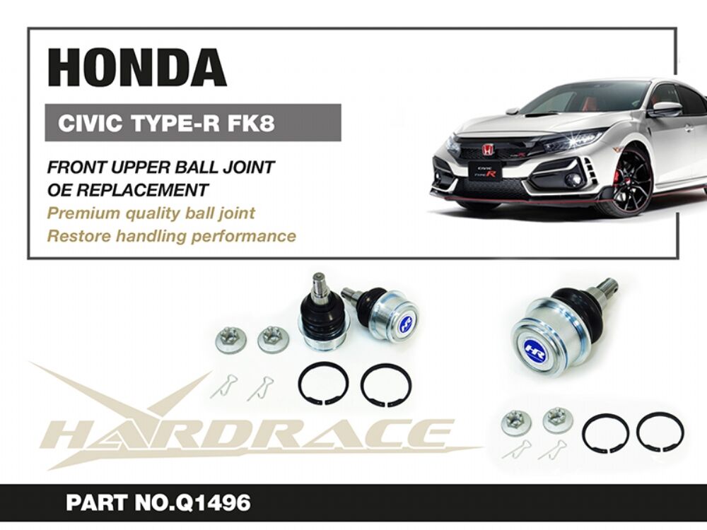 Hardrace Front Upper Ball Joint – Honda Civic Type R FK8 (2017–2021) (Q1496) – Default Title