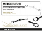 Hardrace Front Strut Brace – Mitsubishi Lancer Evolution Evo 7–9 / Mitsubishi Lancer Evolution Evo 7–8 (Q1505) – Q1505