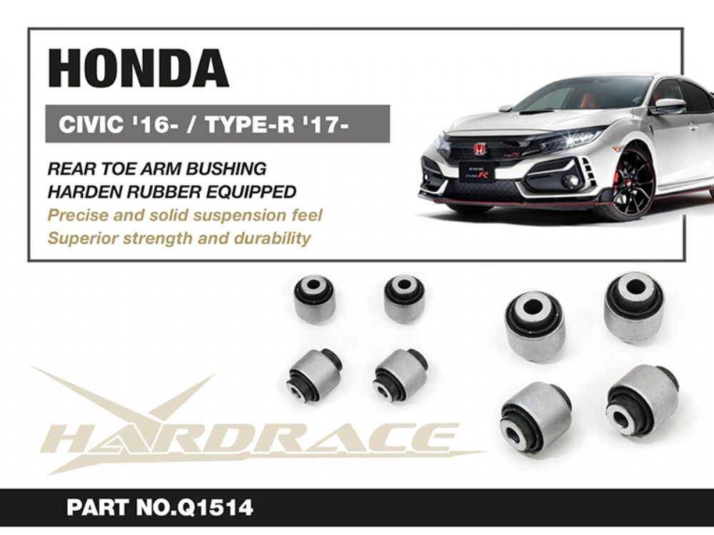 Hardrace Rear Toe Arm Bushing – Honda Civic Type R FK8 (2017–2021) / Honda Civic Type R FL5 (2023+) (Q1514) – Default Title