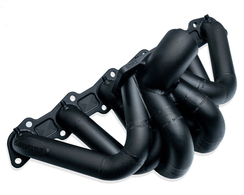 6Boost Nissan RB30 SOHC turbo exhaust manifold — representative configurations; exact build varies by selected flange and options