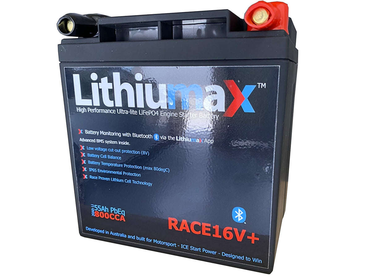Lithiumax DRAG RACE16V+ 800CA Lightweight Battery — product image