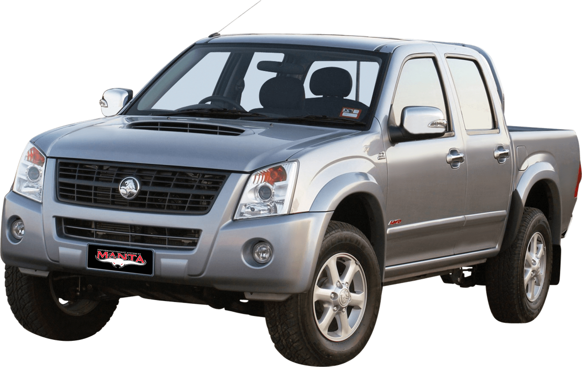 Manta Holden Rodeo Ra 3.0L Common Rail (Factory Styleside, Short Wheelbase) January 2007 – July 2008 – complete exhaust system