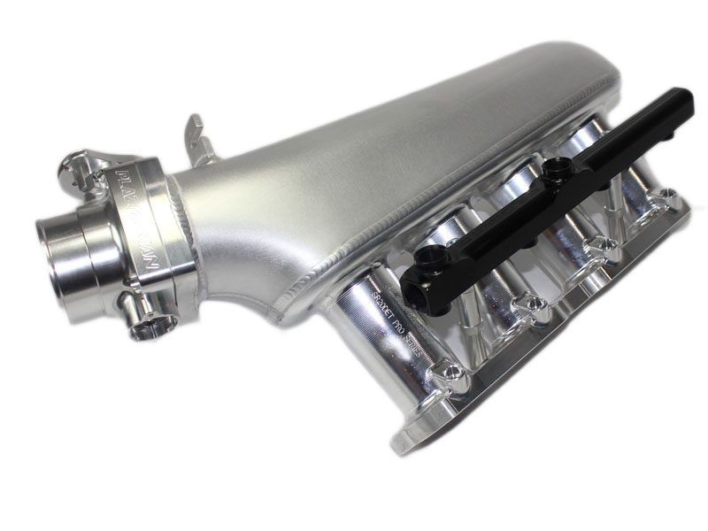 SR20DET S14 S15 four injector billet inlet manifold; finish and throttle options vary
