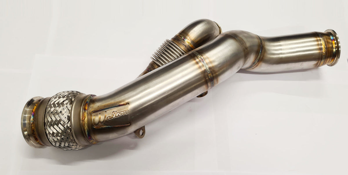 Walton Motorsport BMW S55 single-turbo downpipe
