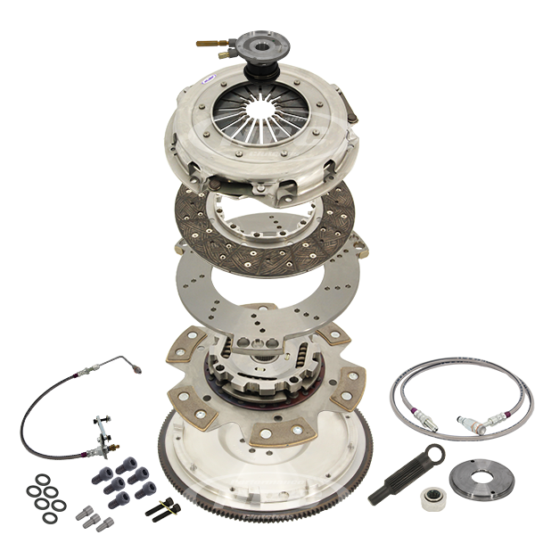 NPC Performance STP18-3DF-COY – Multi-Friction Twin Plate