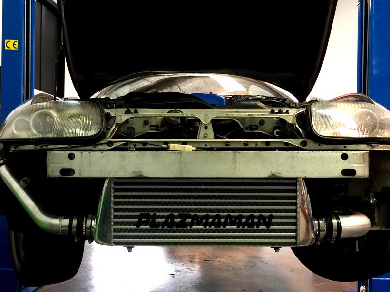 Plazmaman Toyota Supra Soarer Street Pro Bar and Plate Intercooler Kit - gallery image 3