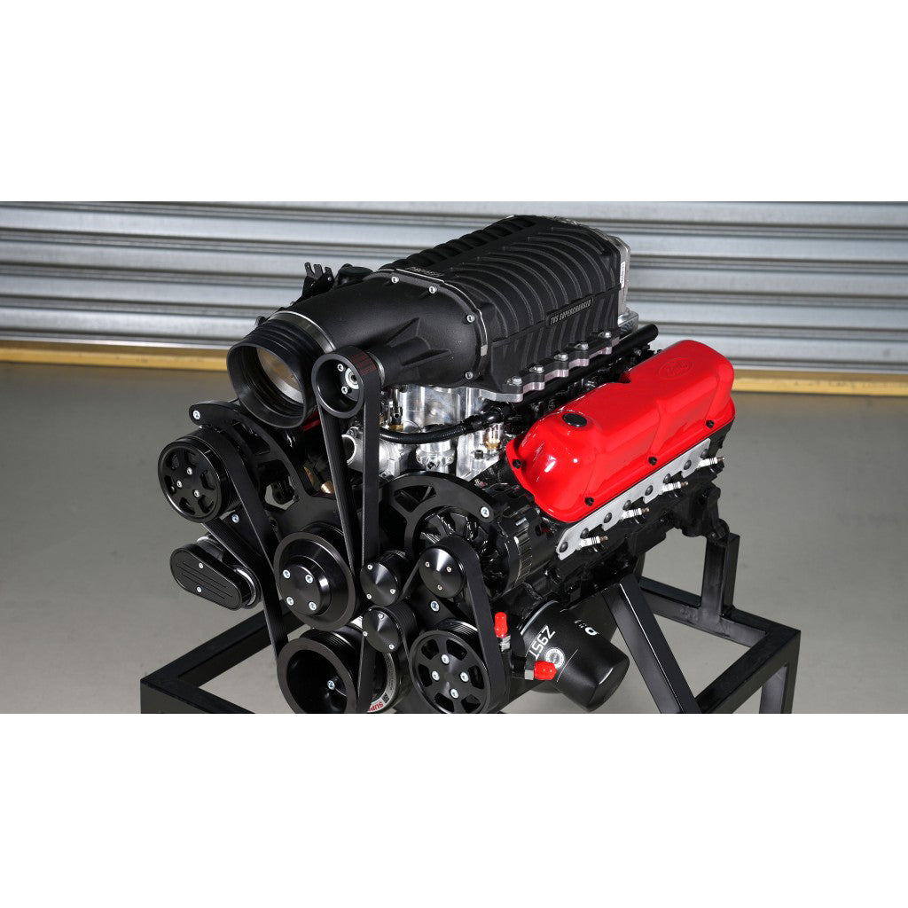 Harrop TVS2650 Small Block Ford front three-quarter engine view
