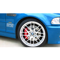 Harrop BMW E46 M3 front brake upgrade installed