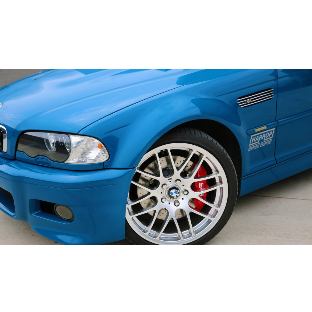 BMW E46 M3 with Harrop front brake upgrade