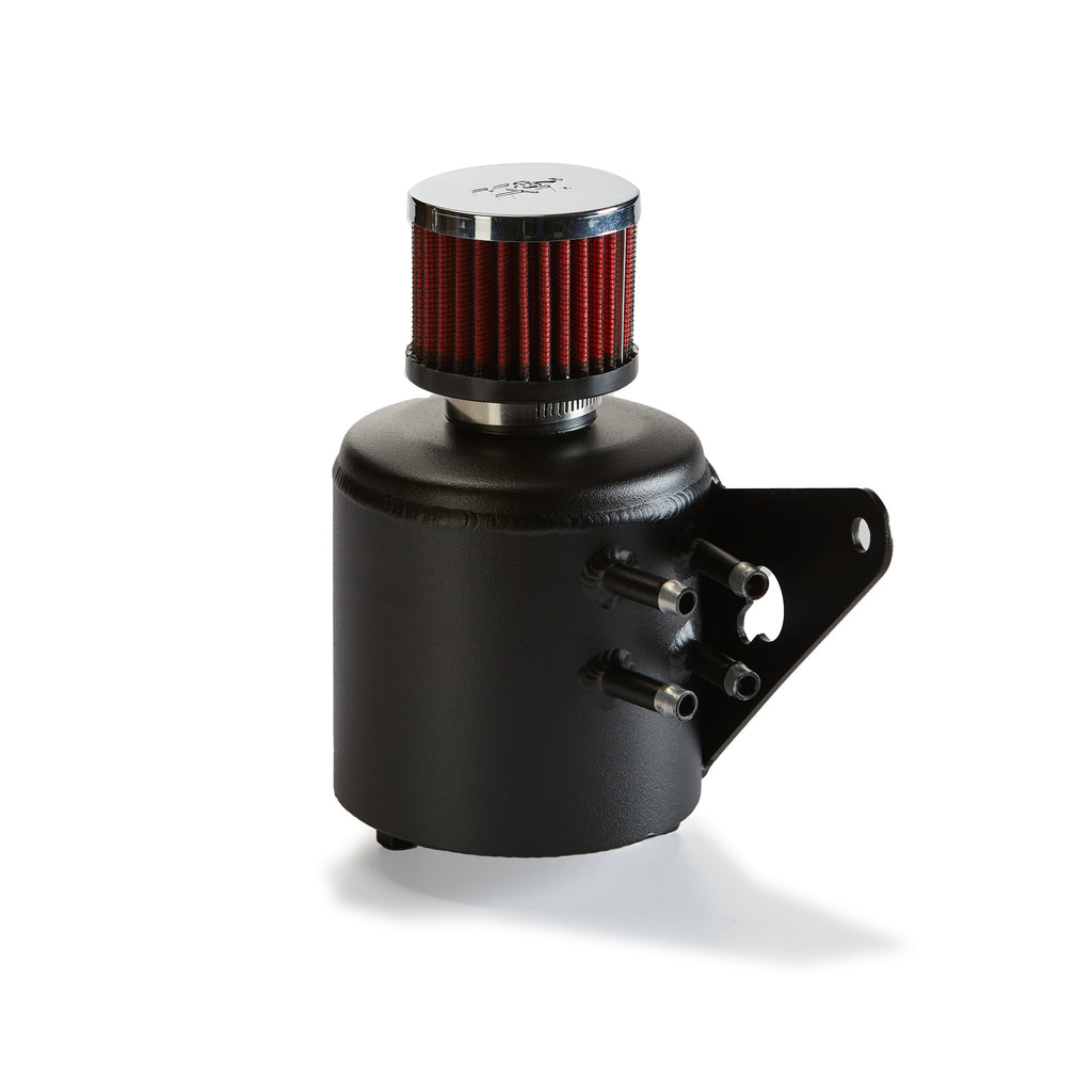 VCM Performance VT–VZ LS Catch Can - Sealed - Black Powdercoat - V032019