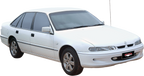 Manta Holden Commodore Vs 3.8L V6 Sedan, Independent Rear Suspension – complete exhaust system