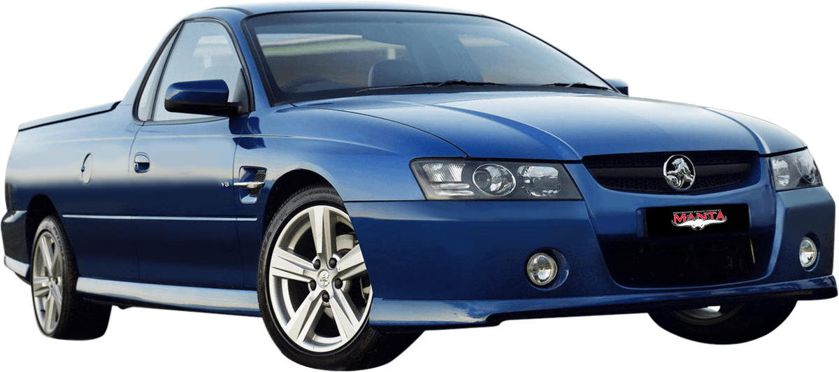 Manta Holden Commodore Vu, Vy, Vz 5.7L & 6.0L UTE (With Twin Driver & Passenger Side Exit) – complete exhaust system