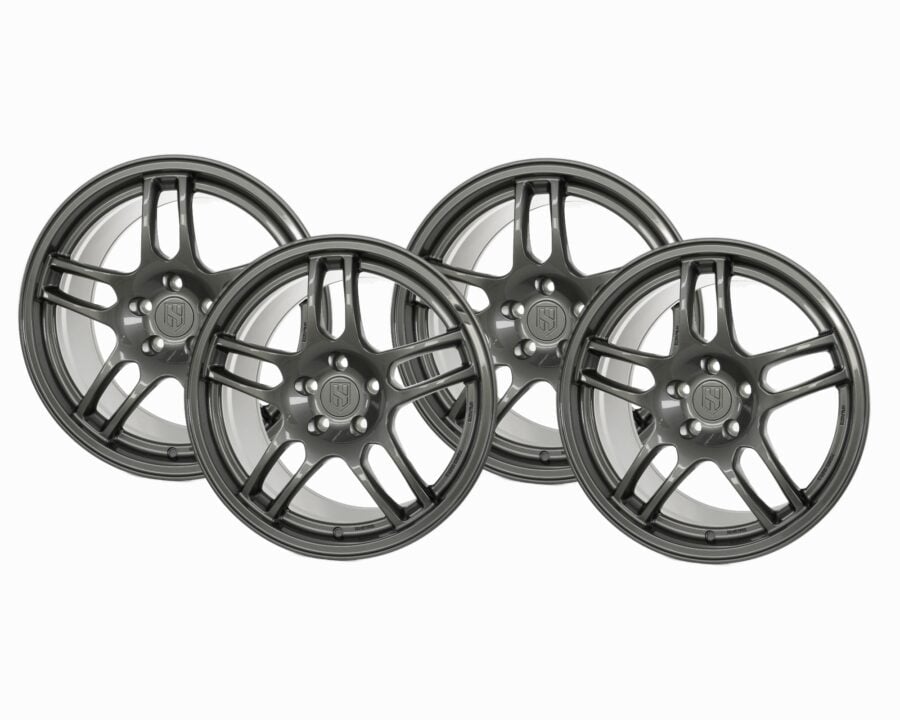 HFM.Parts R33 GT-R Styled Monoblock Forged Wheels – 18x9.5 +22 Gunmetal – HFM.Parts product image