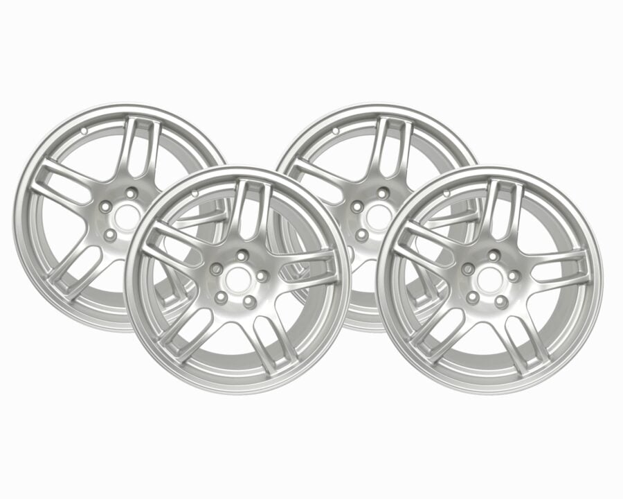 HFM.Parts R33 GT-R Styled Monoblock Forged Wheels – 18x9 +25 Silver – HFM.Parts product image