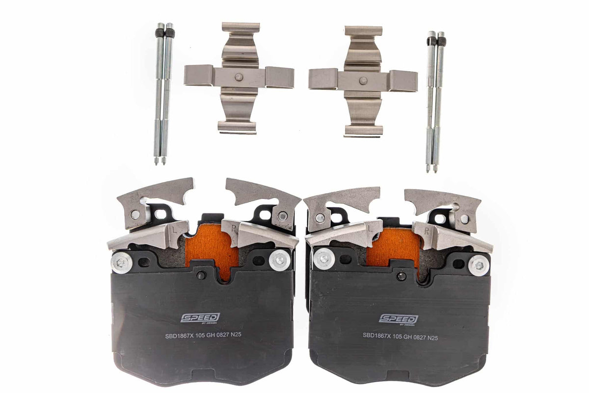 Speed By Design D1867 base front ceramic brake pads – BMW M240i/M340i/M440i