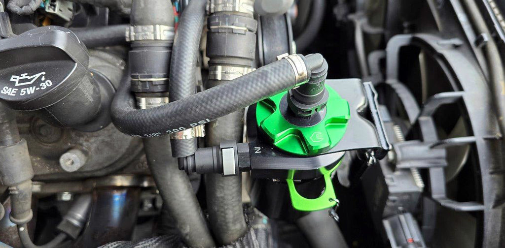 Improved Racing CCS Catch Can Kit — Holden VE / VF LS Water Pump Mount - product image 2
