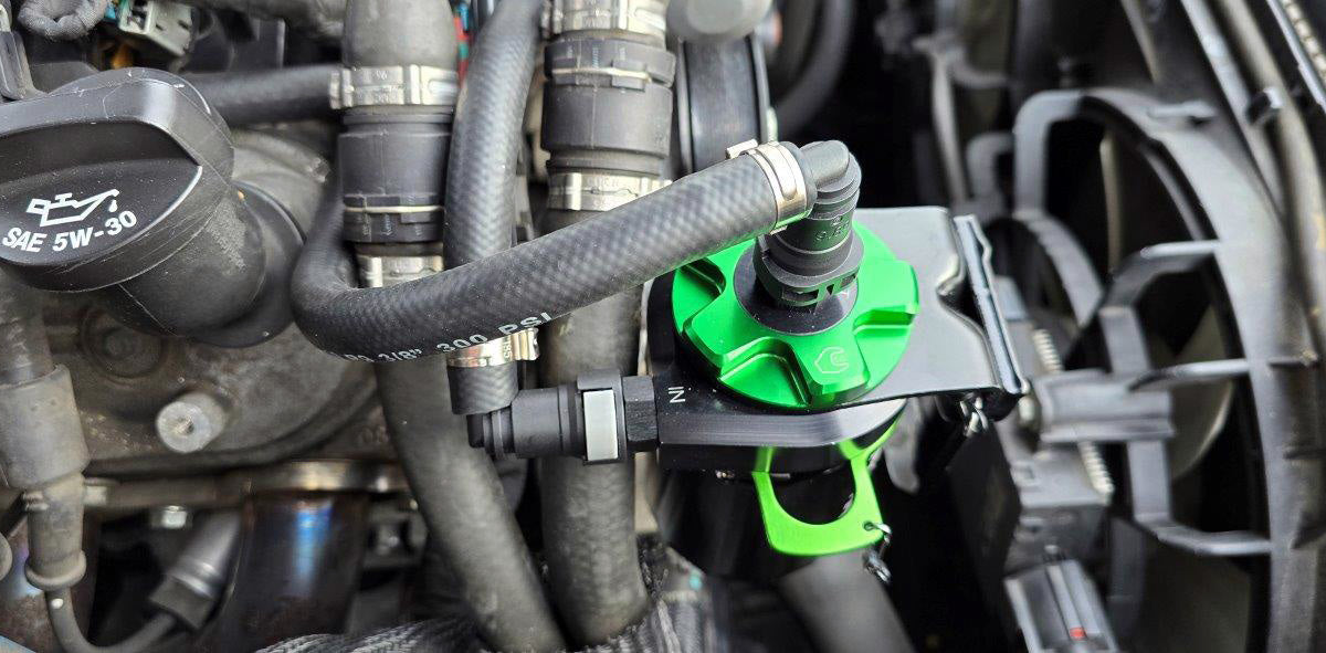 Improved Racing CCS Catch Can Kit — Holden VE / VF LS Water Pump Mount - product image 2