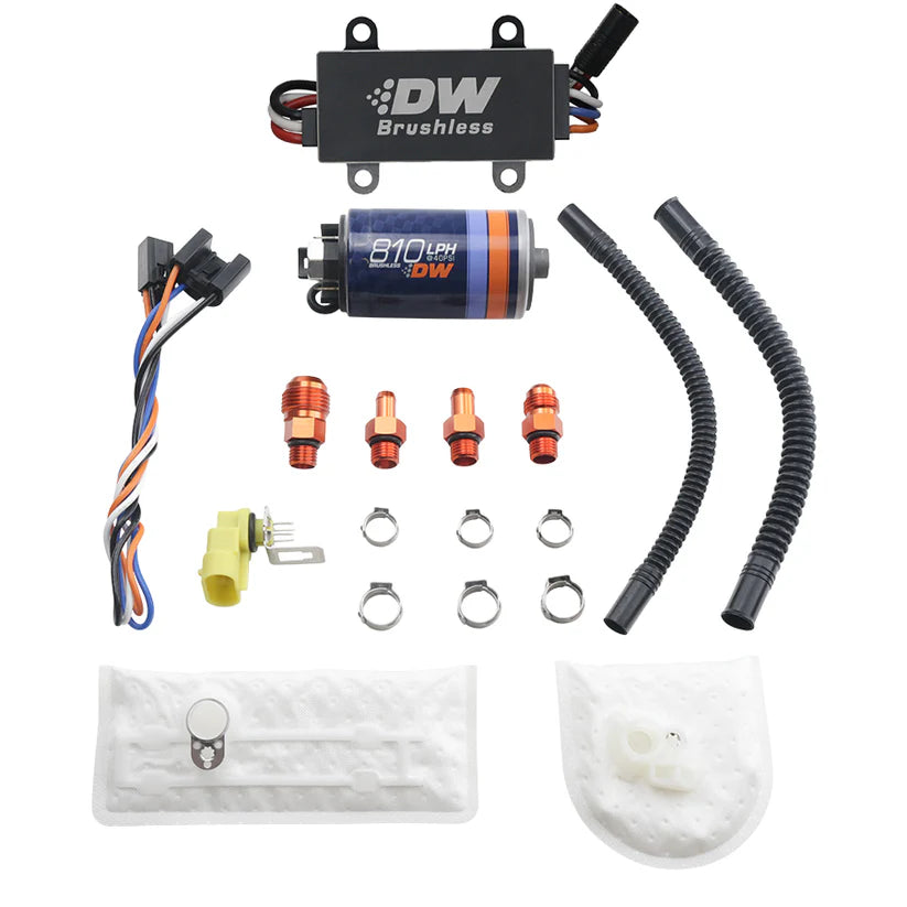 DeatschWerks DW810 Brushless Fuel Pump with 2-Speed Controller - product image 1