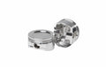 Diamond 3800 L67 representative piston crown and underside views; selected dish depth and pins may differ