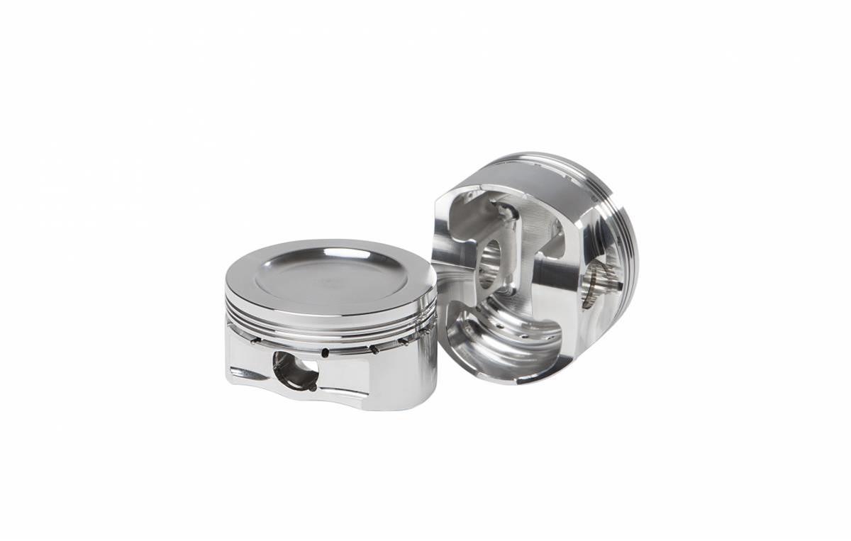 Diamond 3800 L67 representative piston crown and underside views; selected dish depth and pins may differ
