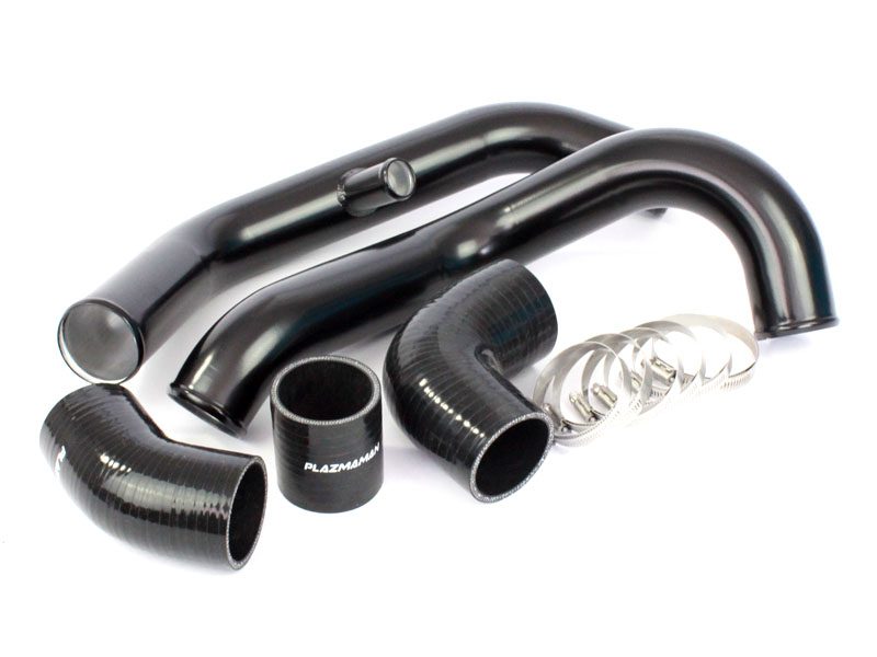 Plazmaman Mitsubishi Evo 9 cold side intercooler piping kit; finish and hose colour vary