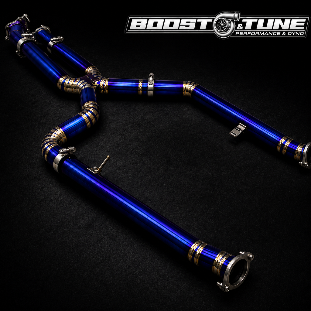BTS Titanium Dual Uneven-Length Midpipe — Boost & Tune product image 2