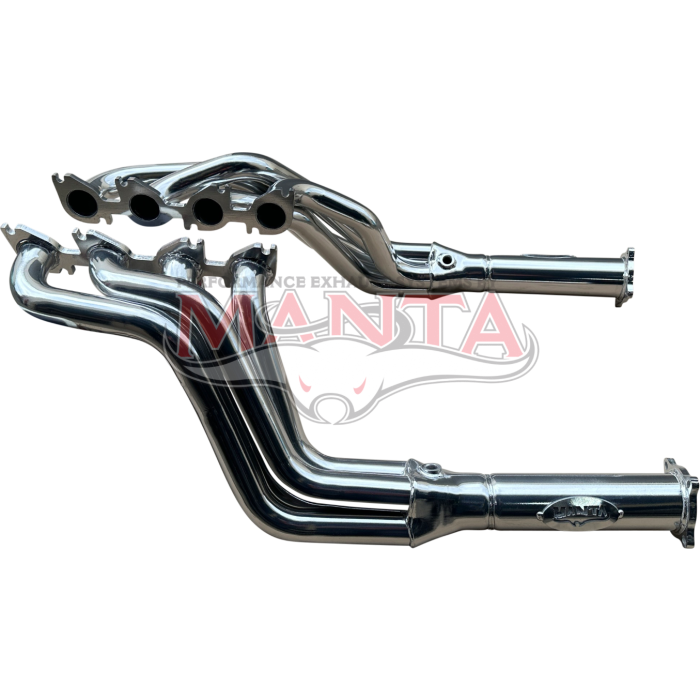 Manta FX-216 Ford Falcon FG FG-X 5.0L Supercharged V8 Extractors — Silver HPC Ceramic Coated — FX-216HPC-S