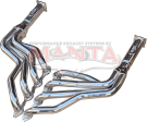 Manta DPE Holden VE VF V8 Ute WM WN Caprice Exhaust System — Ceramic-coated DPE 1 3/4in headers (HOLH128-134-C)