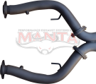 Manta DPE Holden VE VF V8 Ute WM WN Caprice Exhaust System — DPE 3in cat-back connecting pipes (HOLINTER128-3)
