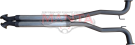 Manta DPE Holden Commodore VE VF V8 Sedan Wagon Exhaust System — DPE 3in sedan centre muffler (HOLS128SF3)