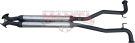 Manta DPE Holden Commodore VE VF V8 Sedan Wagon Exhaust System — DPE 2.5in sedan centre muffler (HOLS128SF)