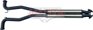 Manta DPE Holden VE VF V8 Ute WM WN Caprice Exhaust System — DPE 3in ute centre muffler (HOLS128UF3)