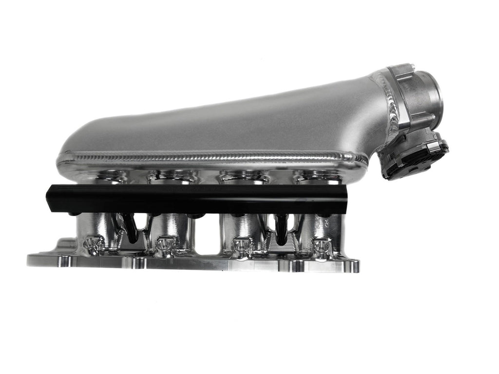 Plazmaman Honda K20 K24 RWD billet inlet manifold; dome and injector options vary
