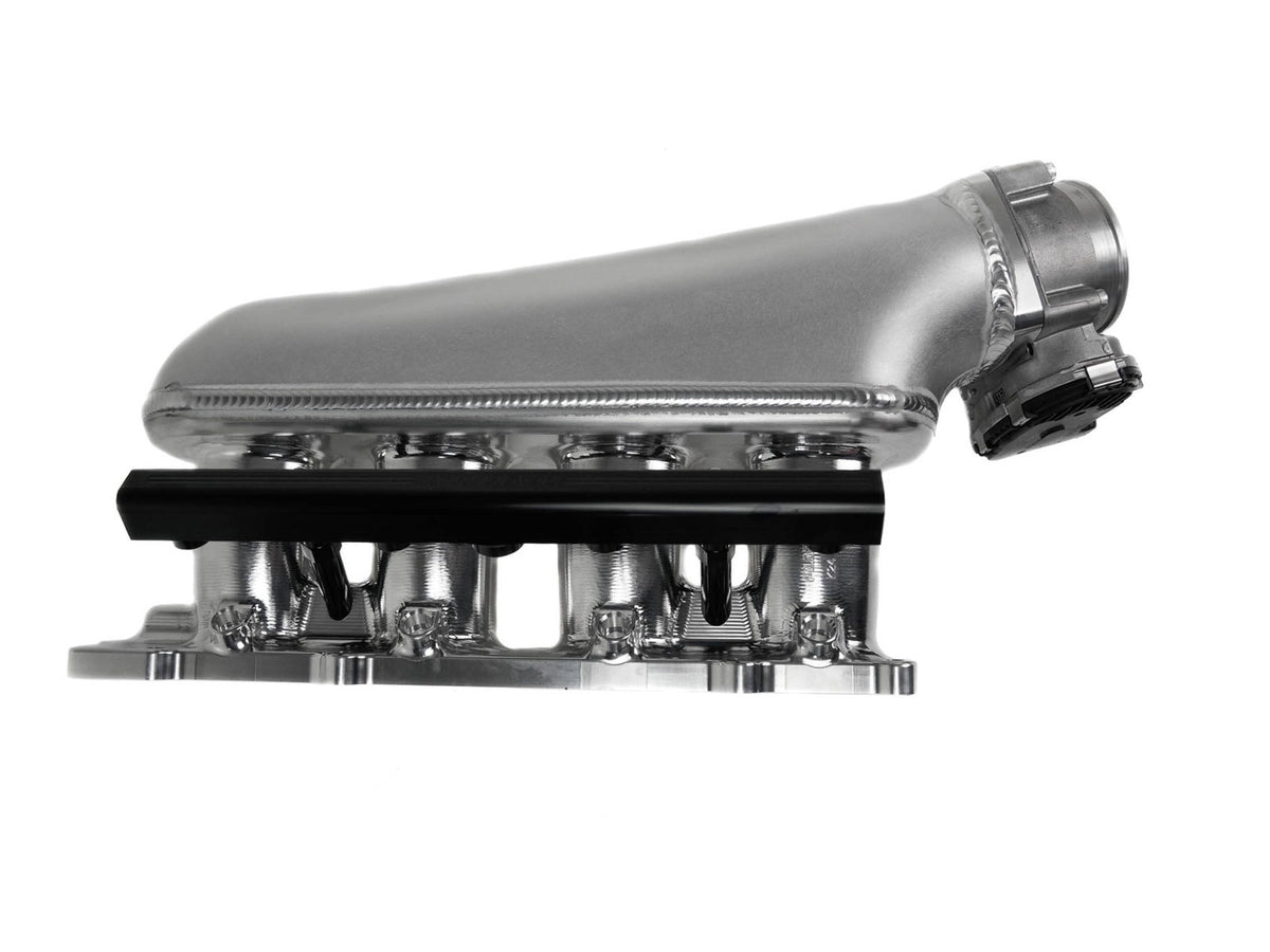 Plazmaman Honda K20 K24 RWD billet inlet manifold; dome and injector options vary