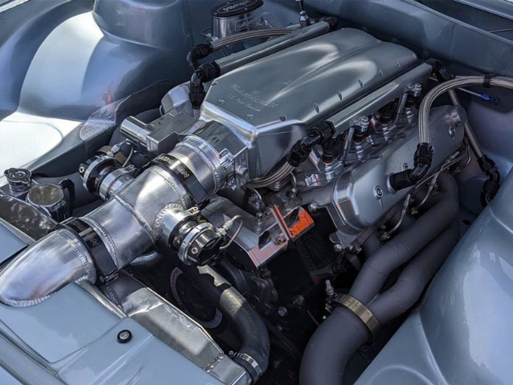 Plazmaman LS1 LS2 cathedral port billet inlet manifold; finish and fitted options vary