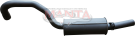 Manta Holden Commodore VG VN VP VR 3.8L V6 Ute Wagon Exhaust System — Aluminised rear muffler (MBM105MF)